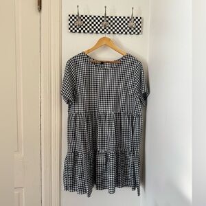 Black and White Gingham Dress
